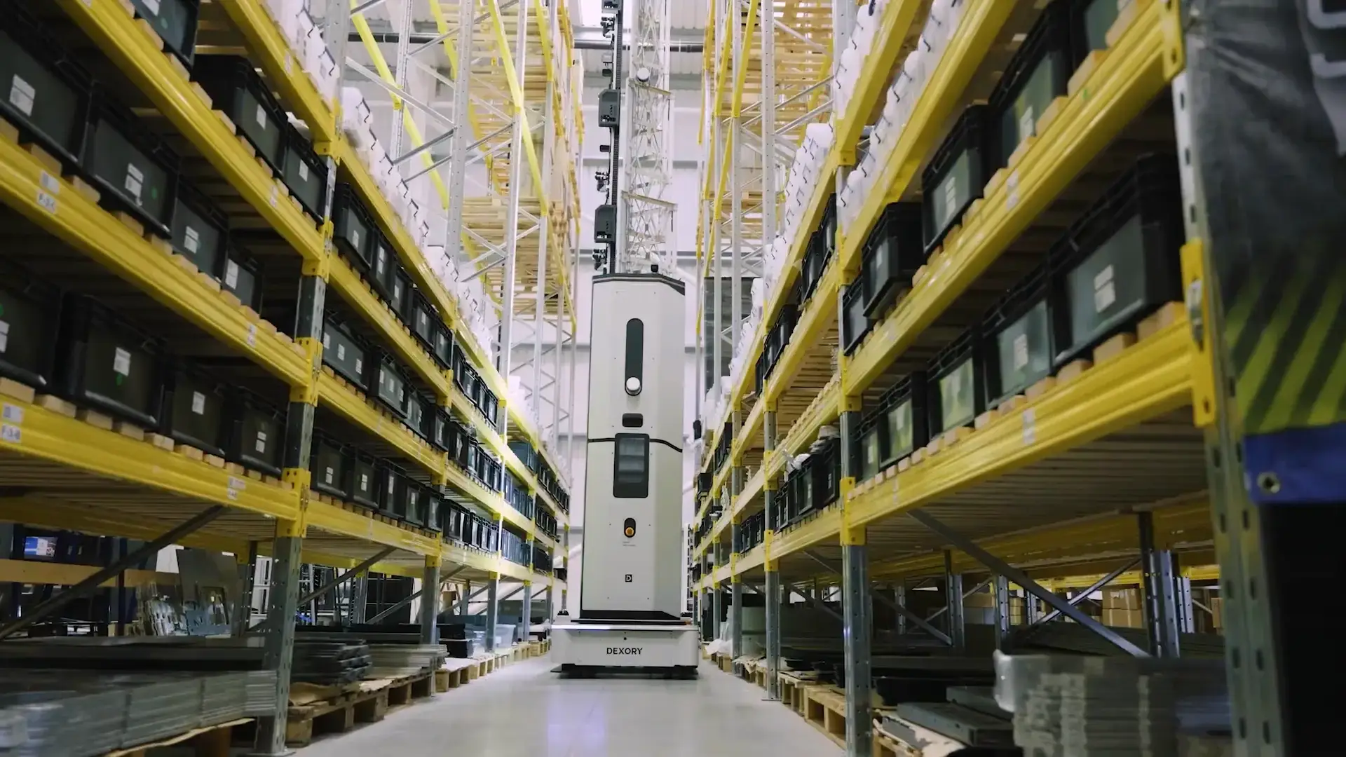 Dexory autonomous warehouse intelligence robot